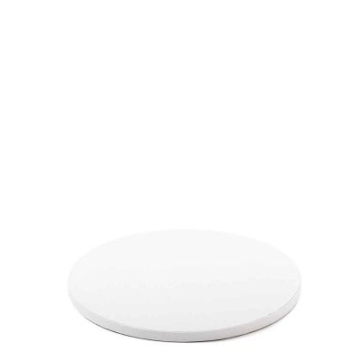 Cakeboard vassoio Sottotorta rotondo rivestito bianco Ø20 h 1,2 cm