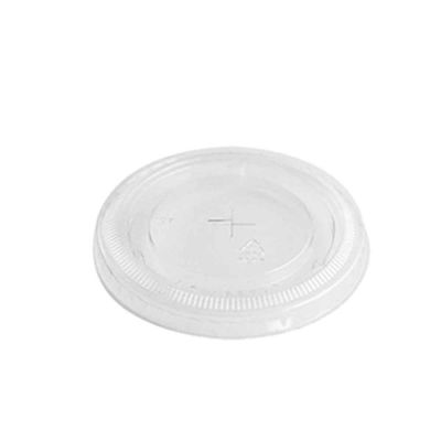 Coperchi piatti trasparenti con foro Ø8,5 h0,8cm 