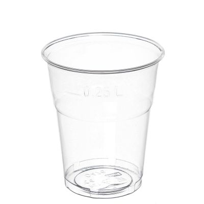 50  Bicchieri Kristal monouso in plastica PET trasparente 300cc