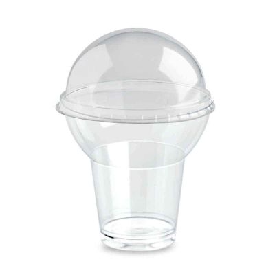 Bicchieri di plastica GoYo con coperchio 260cc
