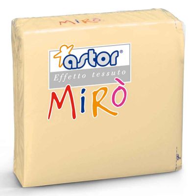 40 Tovaglioli di carta microgoffrati TNT 2 veli 38x38 avorio