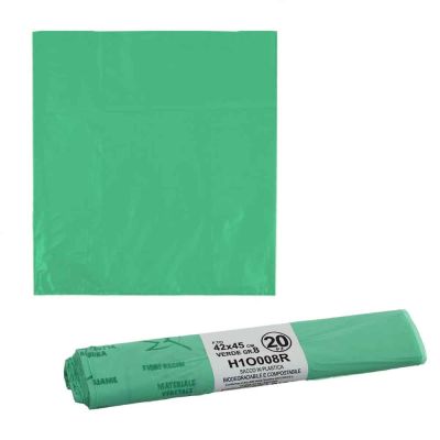 20 Sacchetti compostabili biodegradabili per raccolta umido Bio Line 42x45 cm