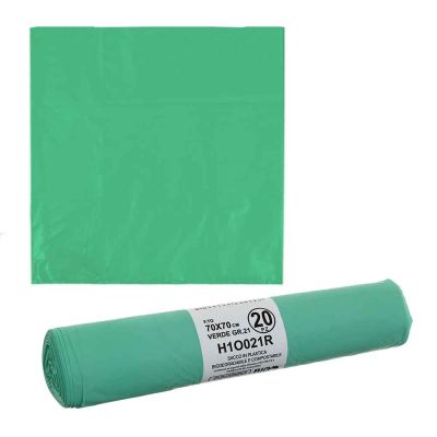20 Sacchi compostabili biodegradabili per raccolta umido Bio Line 70 x 70 cm