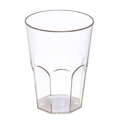 Bicchiere trasparente per cocktail in plastica rigida policarbonato 290cc