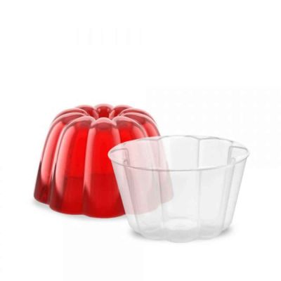 Stampo per budino con gelatina rossa