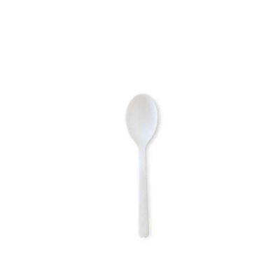 Cucchiaini finger food in CPLA compostabili bianchi 10,5 cm