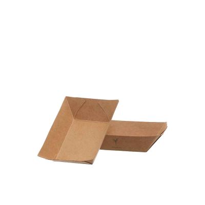 50 Vaschette monoporzione finger food in carta compostabile 10,5x7 cm