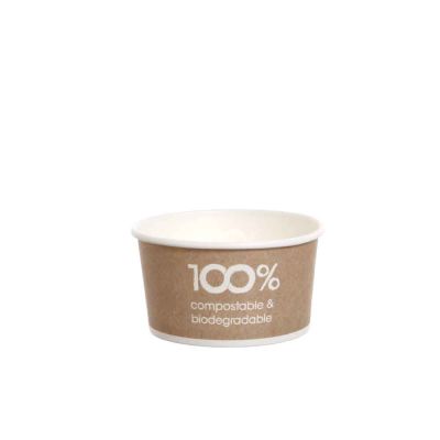 57 Coppette gelato in carta compostabili Havana 90ml