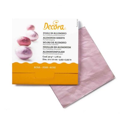 150 Fogli in alluminio rosa