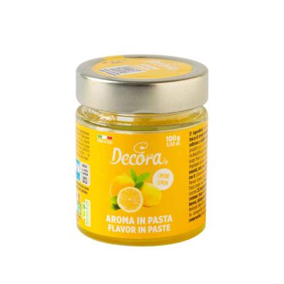 Aroma in pasta concentrata per dolci gusto Limone 100 g Decora