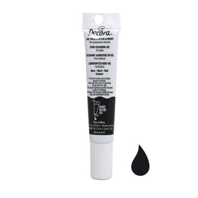 Gel colorante nero per alimenti 14 g Decora