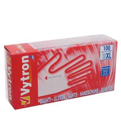 100 Guanti in vinile Icoguanti Vytron latex free trasparenti XL 9-9,5