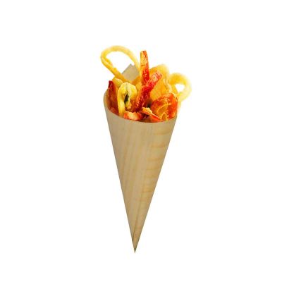 Coni finger food in foglia di pino medio grande