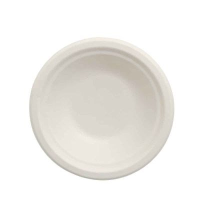 50 Piatti fondi ciotole in polpa di cellulosa compostabili Ø17,8 cm