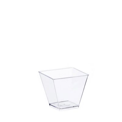 Bicchierini monoporzione quadrati 50 per finger food e dolci