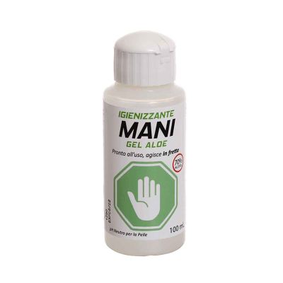 Gel per mani igienizzante con aloe 70% Alcool tascabile 100 ml