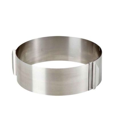 Anello per torte regolabile Ø da 16 a 30cm