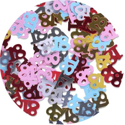Coriandoli Decorativi da Tavolo 18 diciotto anni 15 g