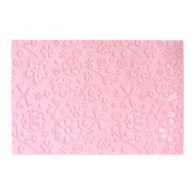 Tappetino in silicone rosa tema fiori
