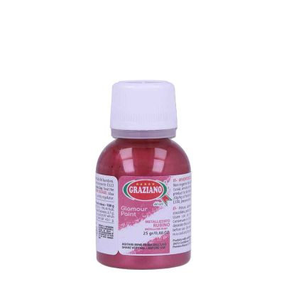 Colorante per alimenti liquido metallizzato Glamour rubino 25 g