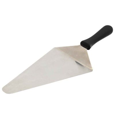 Spatola triangolare grande da trancio pizza in acciaio inox 27 cm