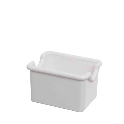 Portazucchero da bar bianco contenitore per bustine di zucchero