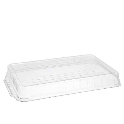 Coperchio gran dessert alto per vaschette tiramisù trasparente h3cm