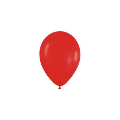 100 Palloncini Lattice Rossi Piccoli 5″ 12 cm