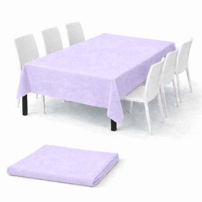 Tovaglia TNT effetto tessuto rettangolare lilla