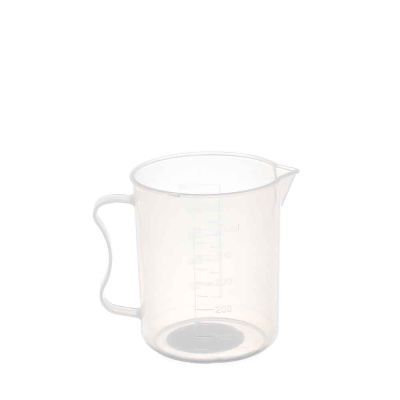 Brocca in plastica trasparente con scala graduata incisa 500 ml