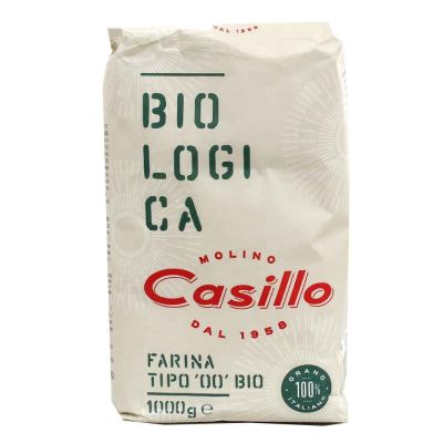 Farina di grano tenero tipo 00 biologica W200 Casillo 1 kg