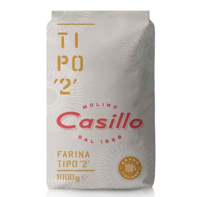 Farina di grano tenero tipo 2 W240 Casillo 1 kg