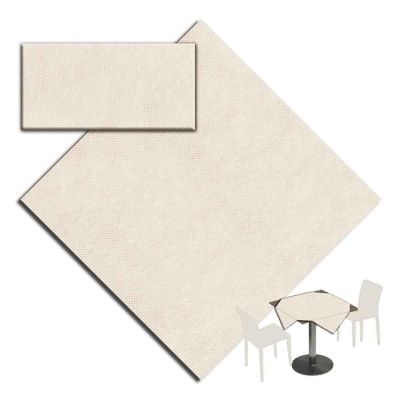 25 Tovaglie tessuto non tessuto coprimacchia in TNT 140x140 cm sabbia