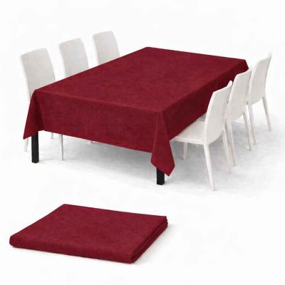 Tovaglia TNT effetto tessuto rettangolare rosso bordeaux