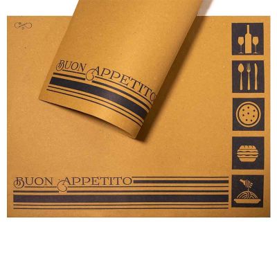 Tovaglietta americana cartapaglia Buon Appetito 30x40 cm