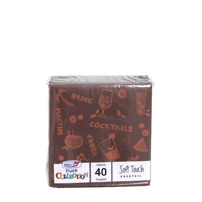 Tovaglioli di carta tessuto non tessuto 25x25 Cocktail