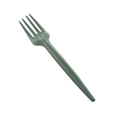 Forchette in Mater-Bi® compostabili verde militare 16 cm