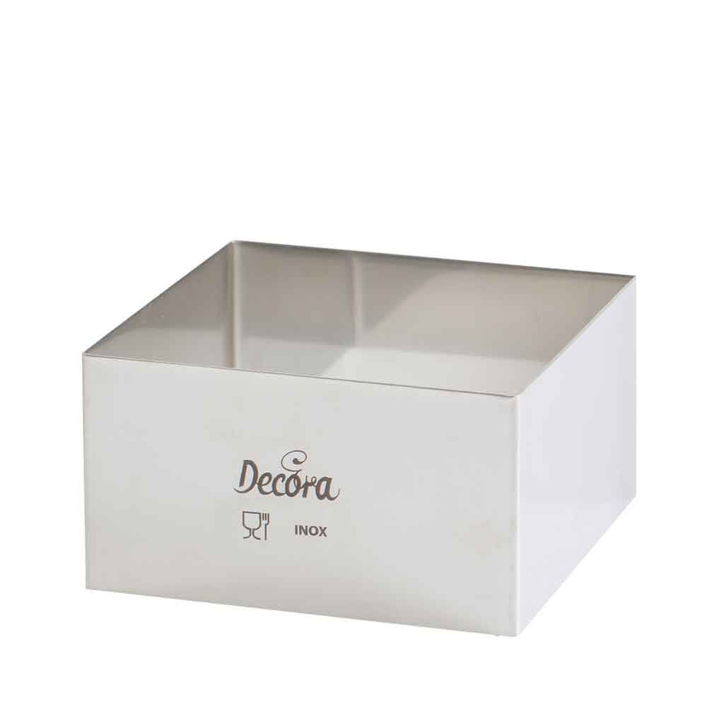 Sagoma quadrata acciaio inox coppapasta 12x12cm in offerta - PapoLab