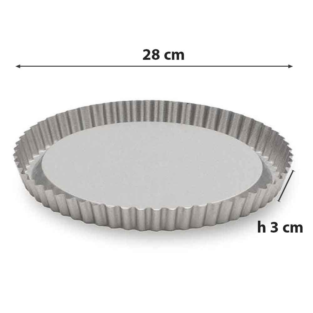 Stampo furbo rotondo per crostata diametro 28cm in offerta - PapoLab