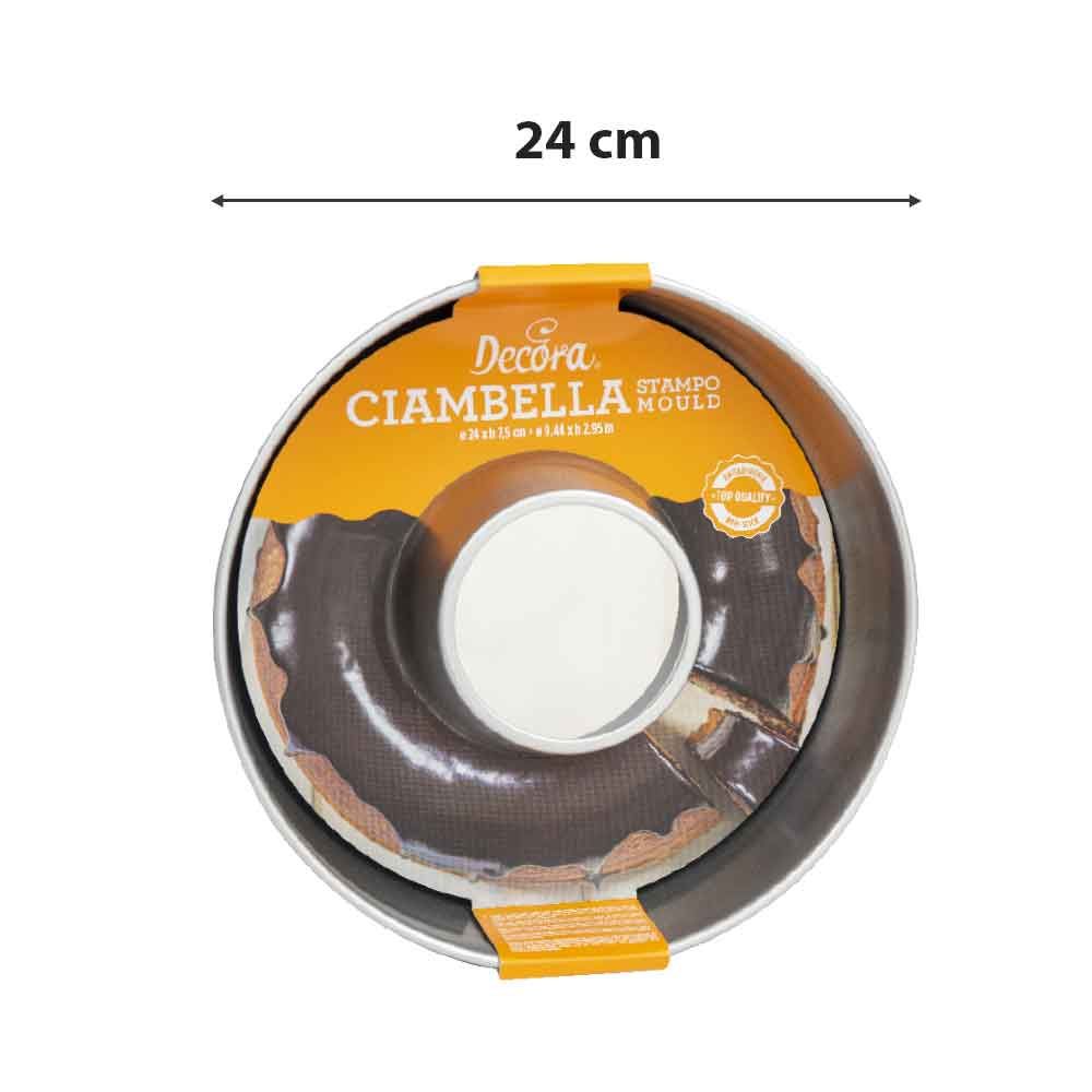 Stampo per ciambella 24 cm metallo antiaderente in offerta - PapoLab