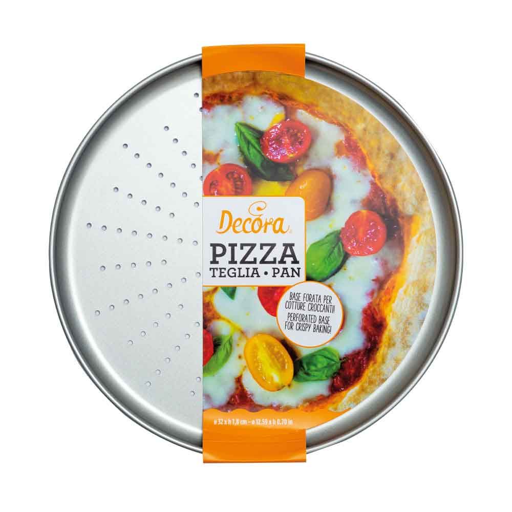 Teglia tonda forata per pizza e focaccia 32 cm in offerta - PapoLab