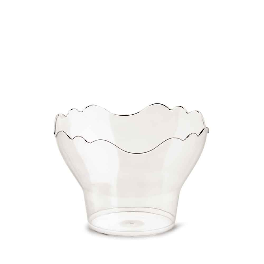 elegante forma squadrata trasparenti e inodori Ahippob 113 ml Set di 25 mini-coppette da dessert usa e getta ideali per degustazioni Nero 