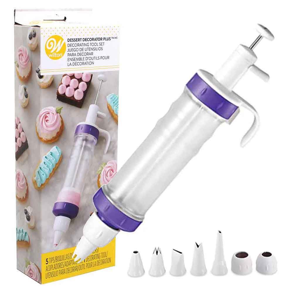 Siringa decorativa per dolci con 5 cornetti Wilton - PapoLab