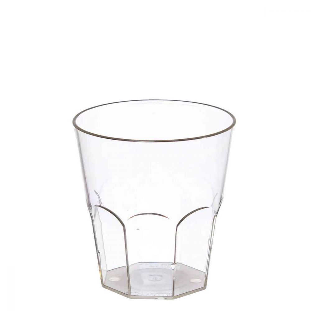 resistenti alle cadute marrone bicchieri in plastica dura UNISHOP Set di 12 bicchieri da 250 ml di capacità