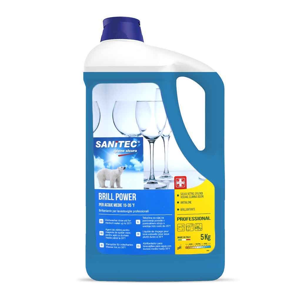 Brill Power brillantante acque medie Sanitec 5L in offerta - PapoLab