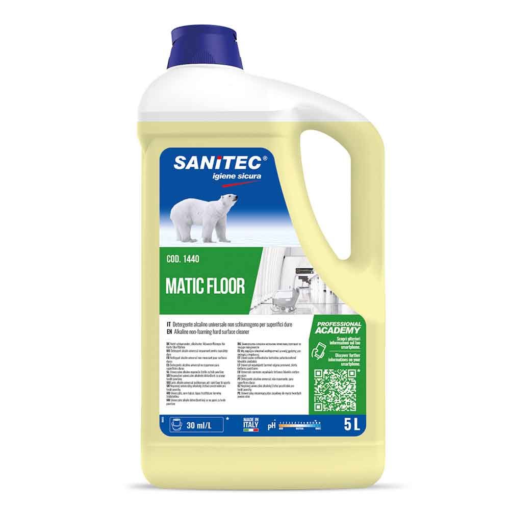 Matic Floor detergente pavimenti alcalino Sanitec 5 L - PapoLab