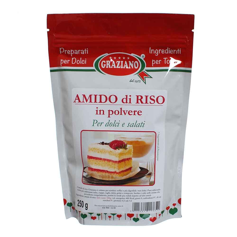 Amido di riso in polvere addensante per creme dolci soffici - PapoLab