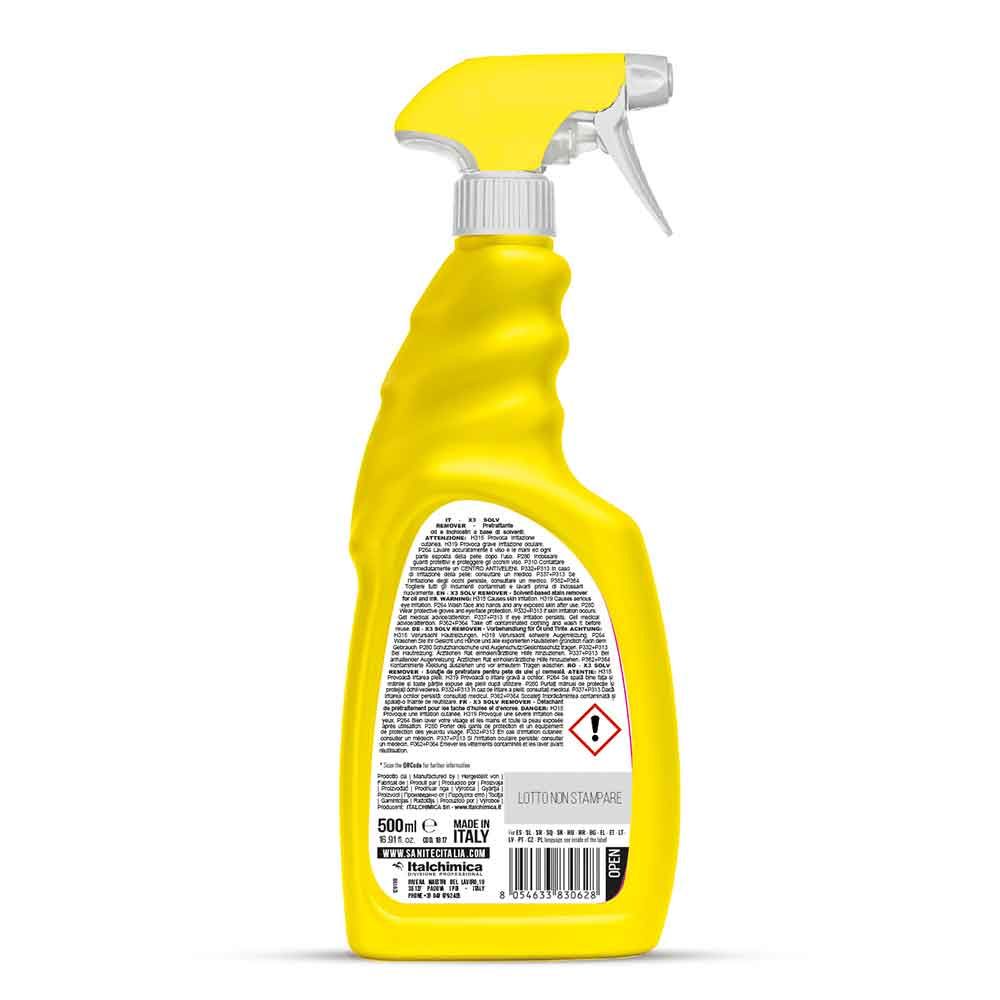 Smacchiatore spray per tessuti con solventi Sanitec 500ml - PapoLab