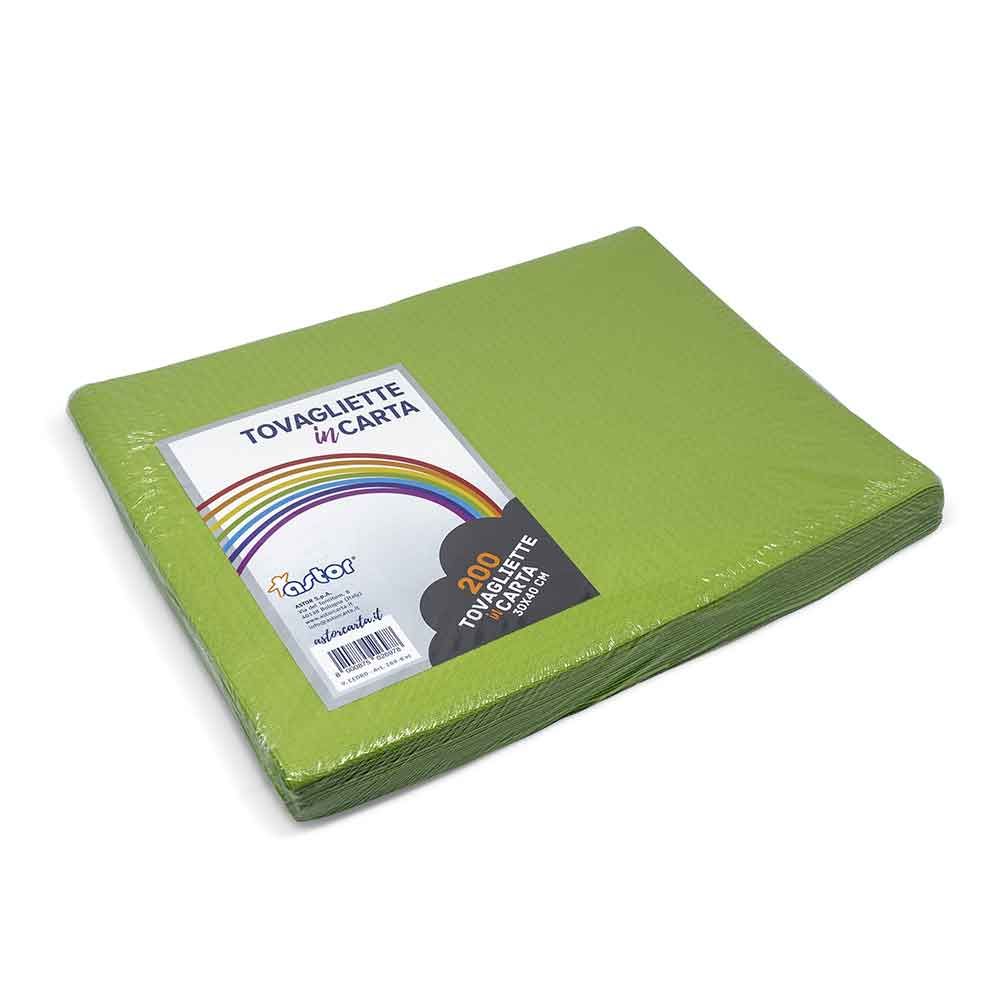 MAQA 250 pezzi tovagliette carta monouso, Tovaglietta americana Verde  scozzese 30x40 cm, ideale come sottopiatto : : Casa e cucina