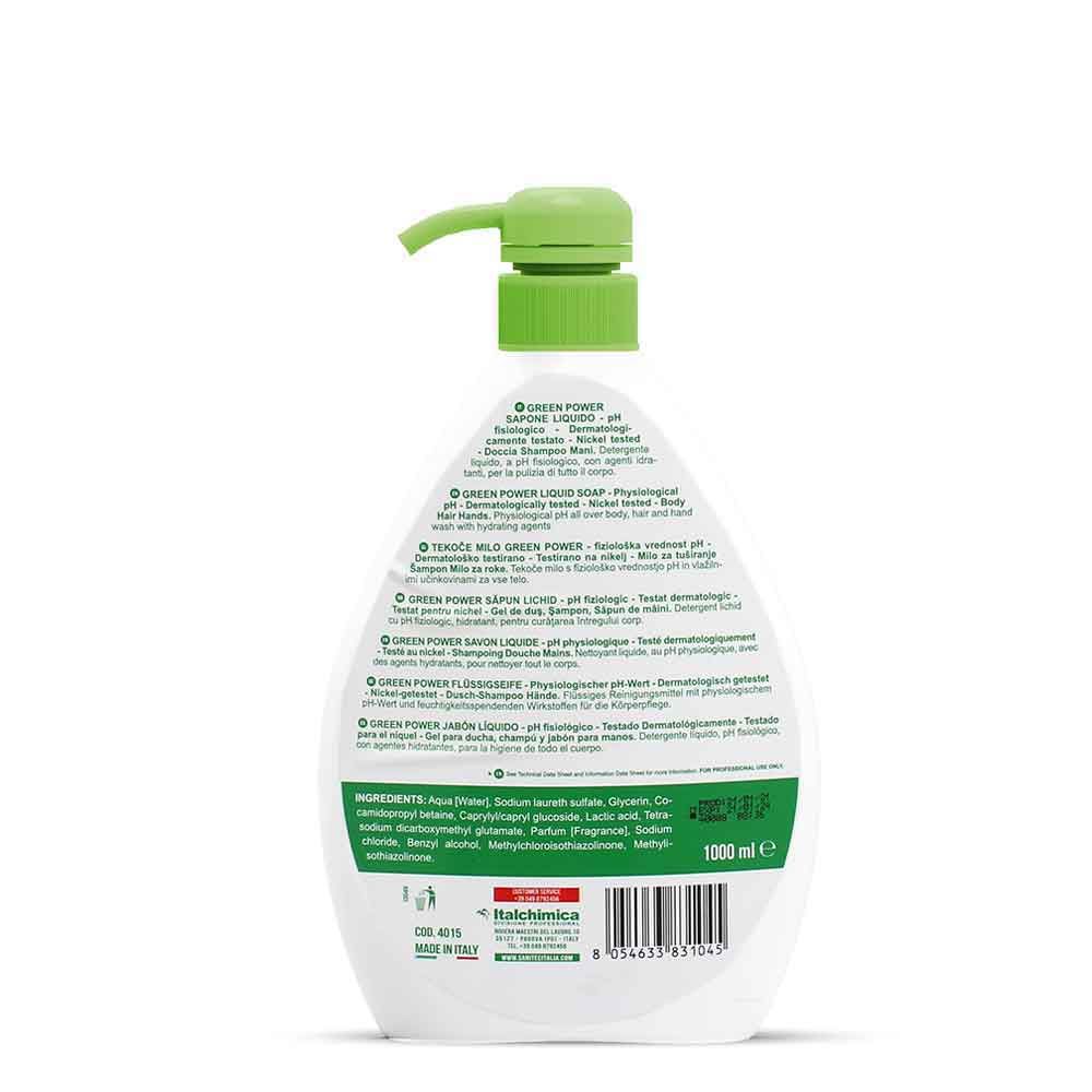 Detergente ecologico per pavimenti Sanitec Green Power 1 L 3109-S